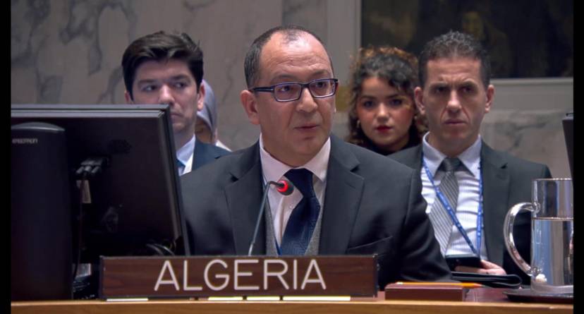Représentant Permanent adjoint de l'Algérie au CSNU sur la situation en Ukraine (Accords de Minsk)