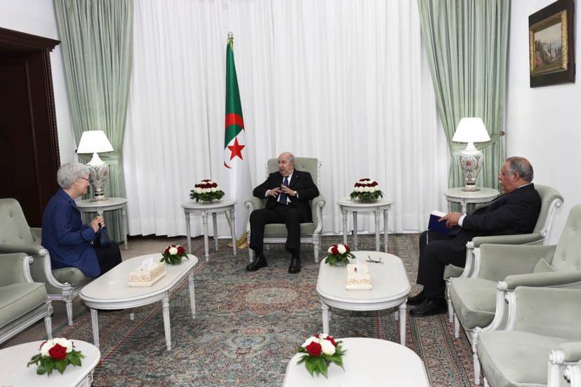 President Tebboune receives three outgoing ambassadors