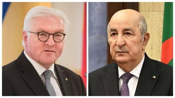 رئيس الجمهورية يتلقى مكالمة هاتفية من نظيره الألماني